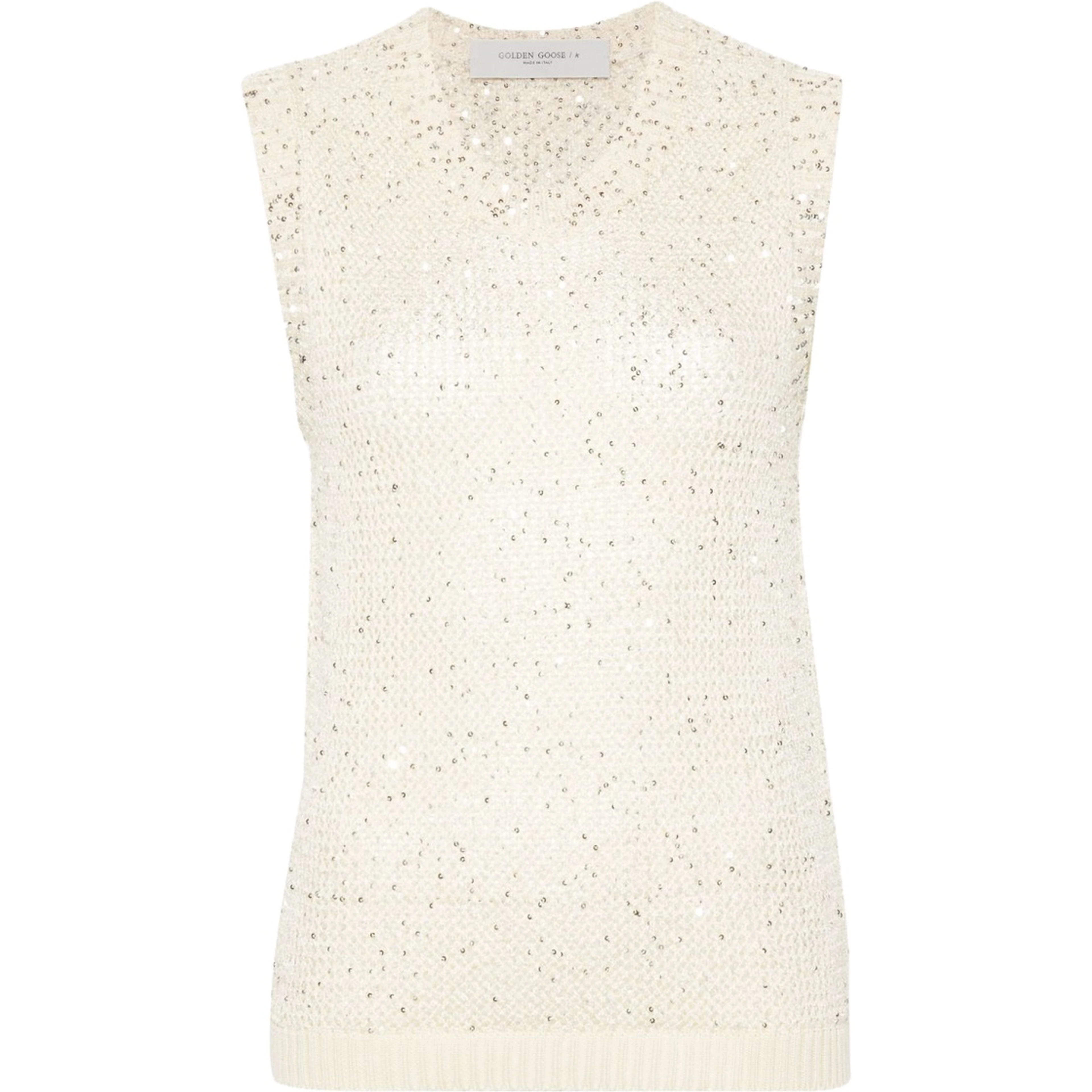 "MELYSSA" TOP WITH SEQUINS
