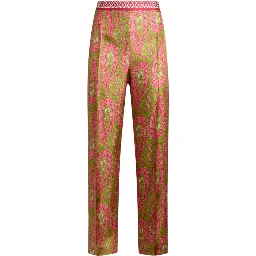 PAISLEY FOLIAGE "BOOTCUT" PANTS