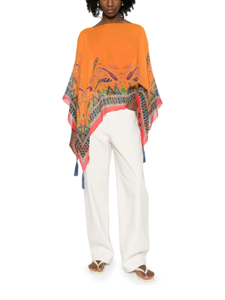 CAPE WITH PAISLEY PATTERN alternative