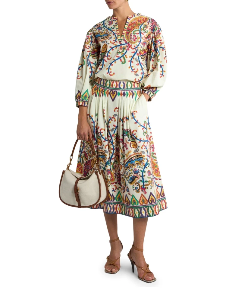 FLORAL PAISLEY PRINT BLOUSE alternative