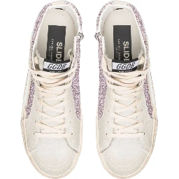 SNEAKER WITH GLITTER AND ZIPPER