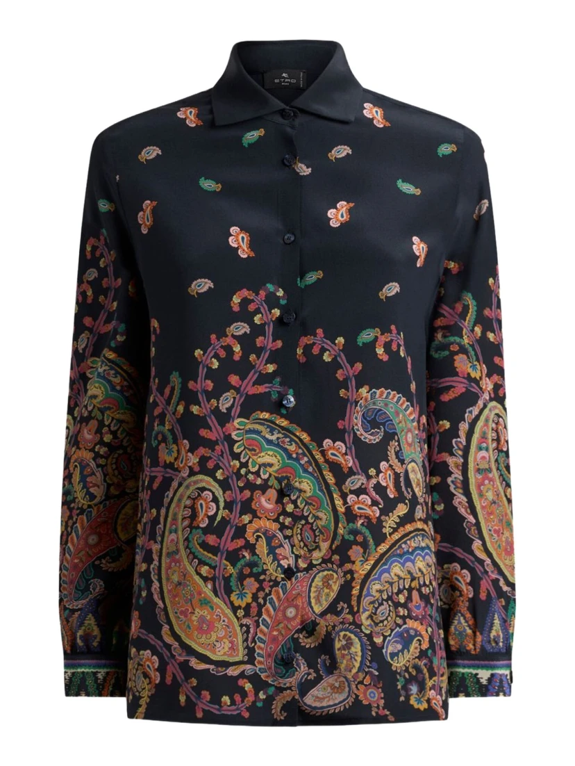 FLORAL PAISLEY PRINT SHIRT