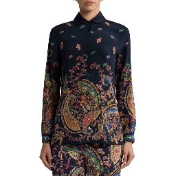 FLORAL PAISLEY PRINT SHIRT