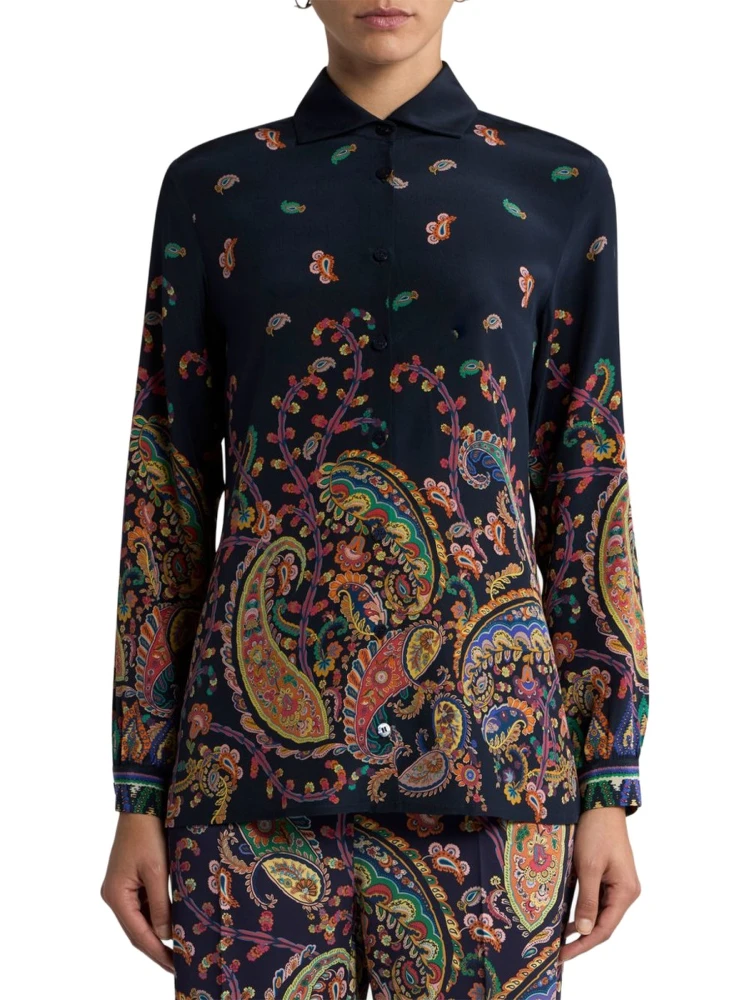 FLORAL PAISLEY PRINT SHIRT alternative