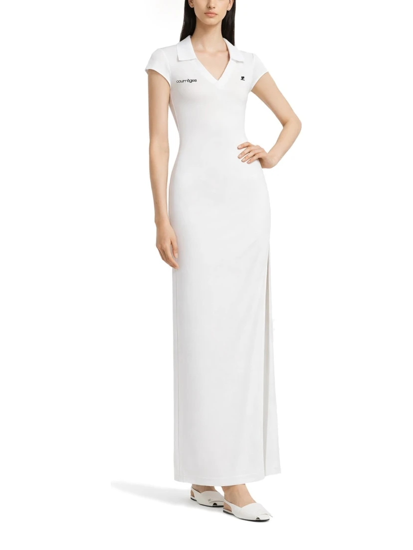 LONG SPORTS POLO SHIRT DRESS