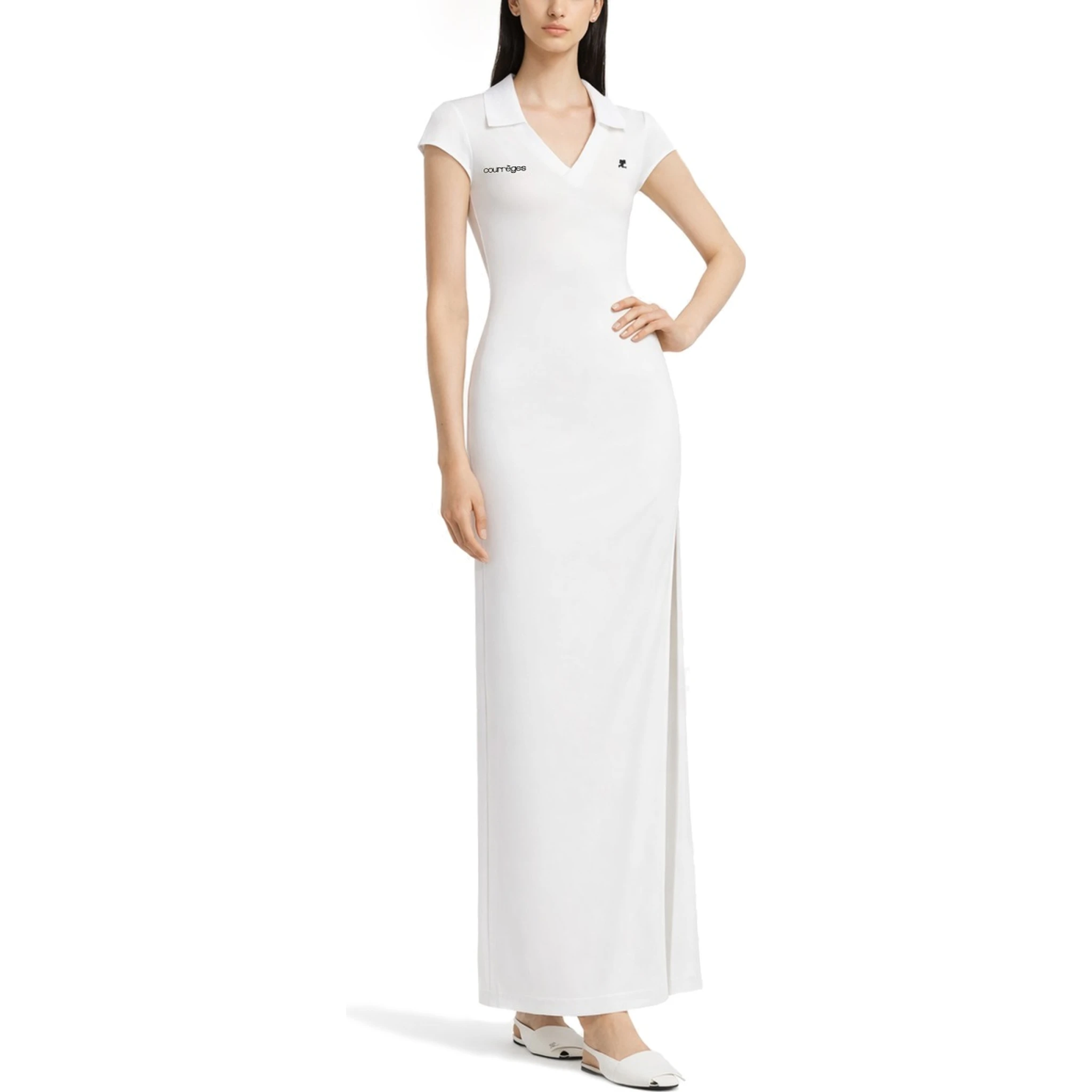 LONG SPORTS POLO SHIRT DRESS