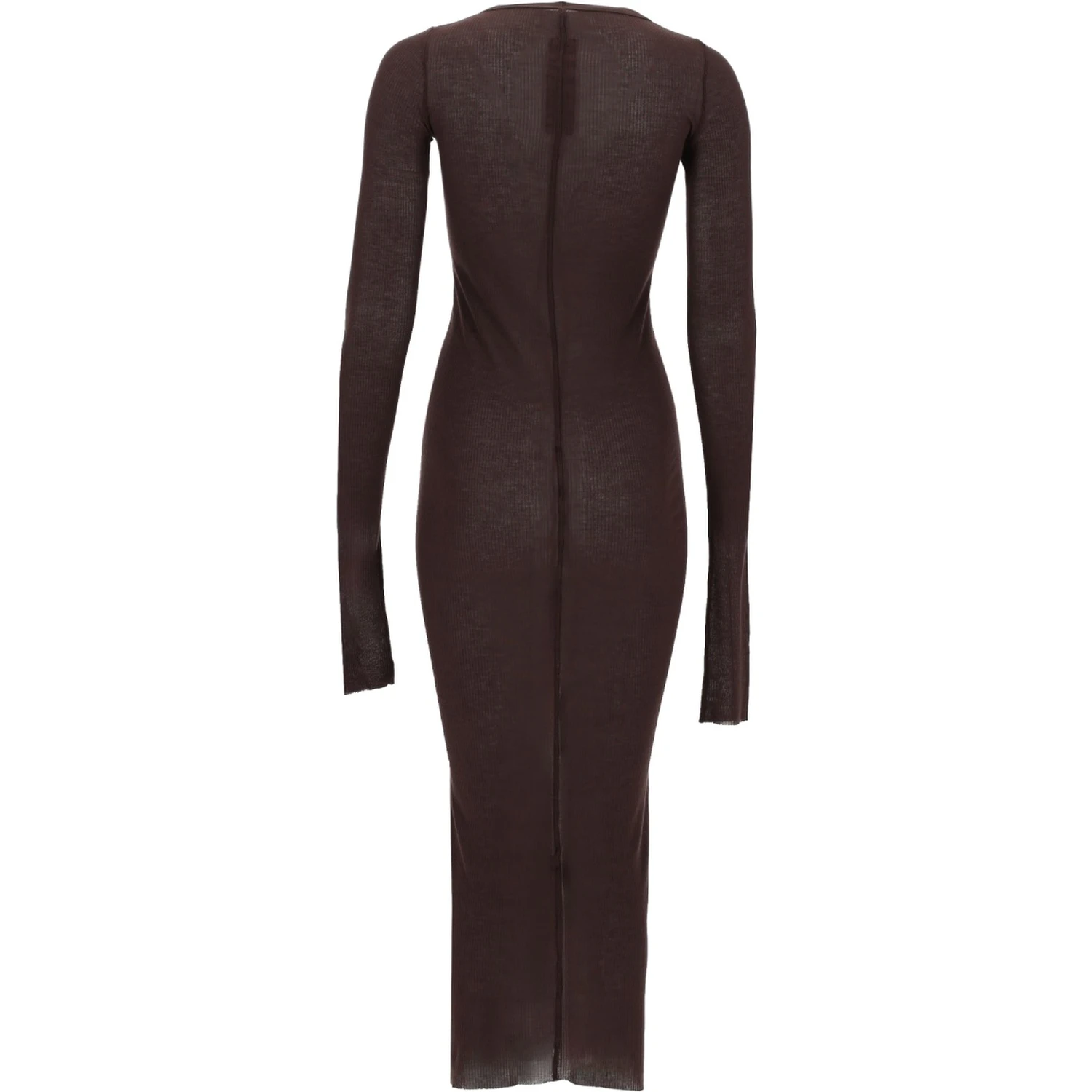 LONG-SLEEVED MIDI DRESS