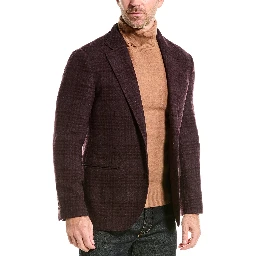 Purple Wool Blazer