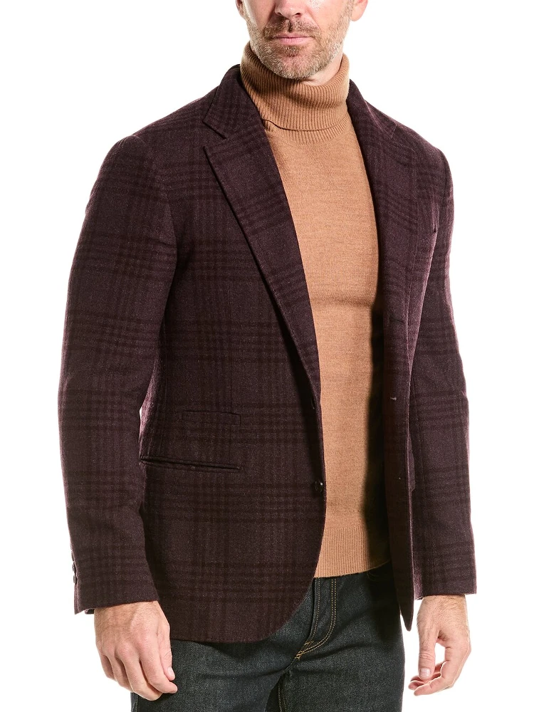 Purple Wool Blazer