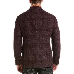 Purple Wool Blazer