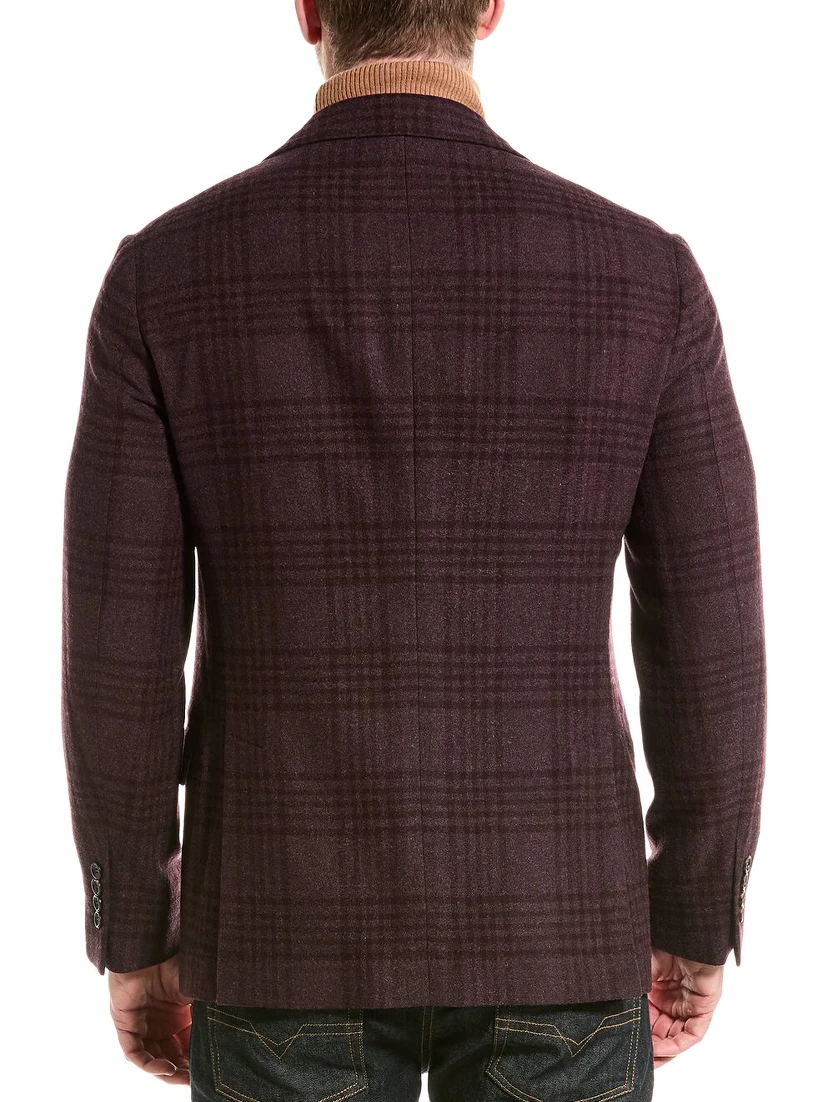 Purple Wool Blazer