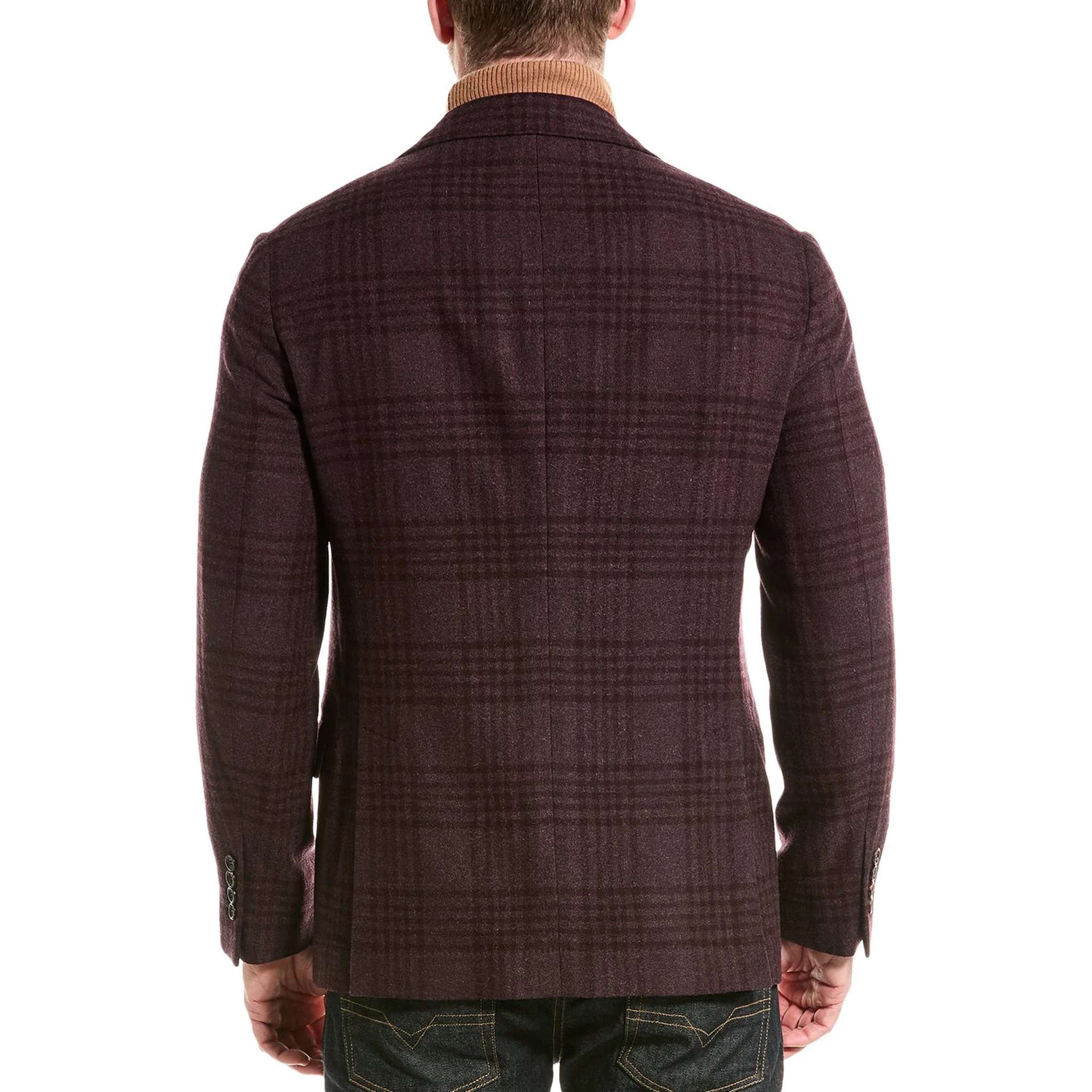 Purple Wool Blazer