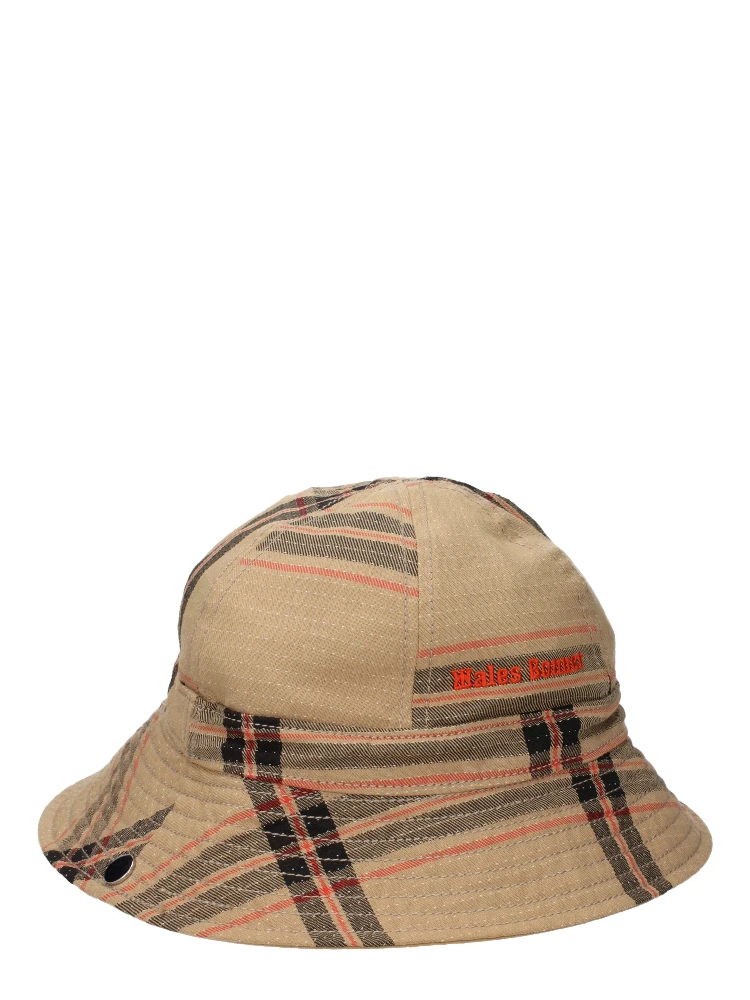 Beige Fabric Bucket Hat