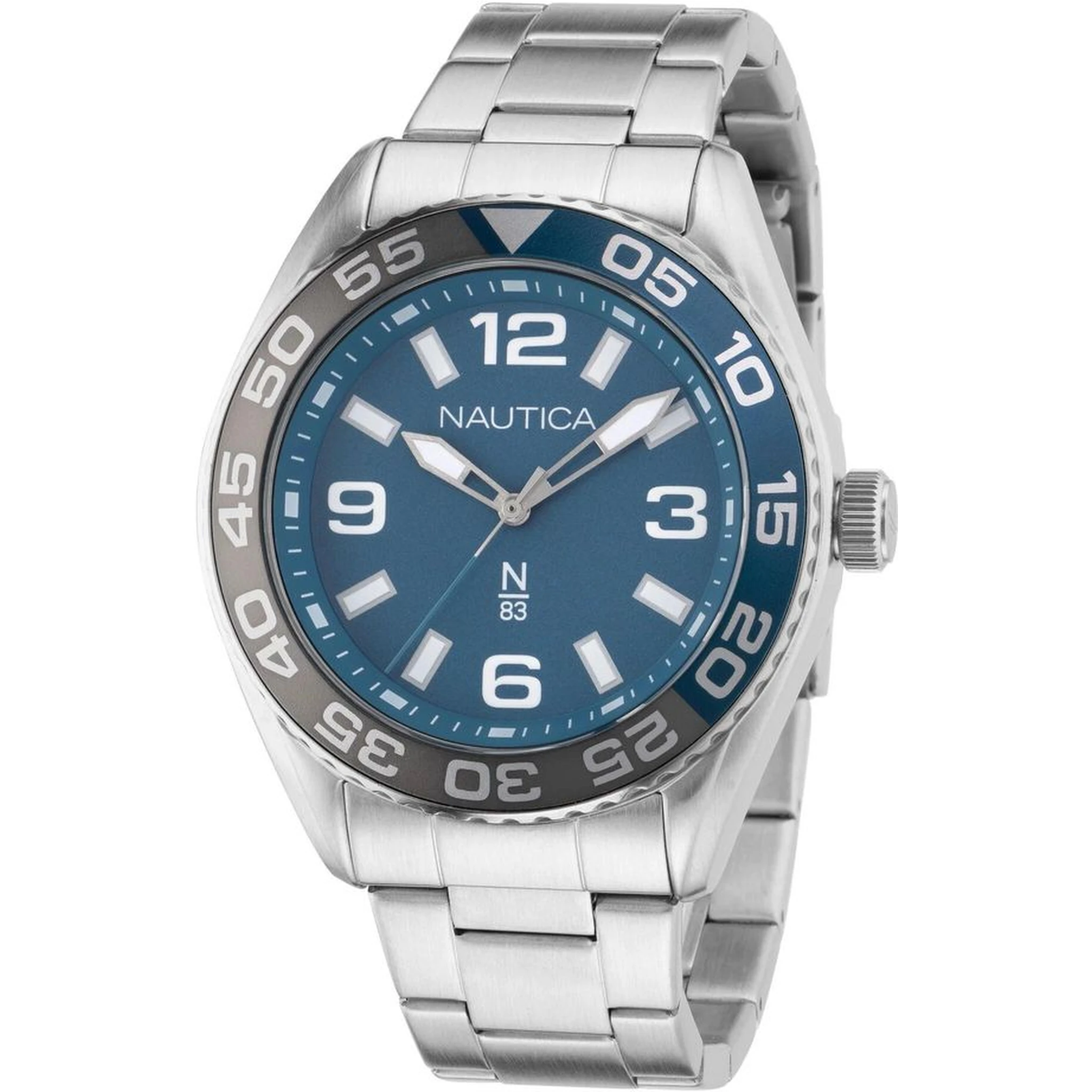 Gray Stainless Steel Dress Watch