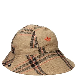 Beige Fabric Bucket Hat