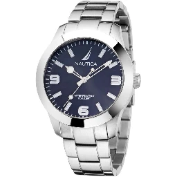 Gray Stainless Steel Dress Watch