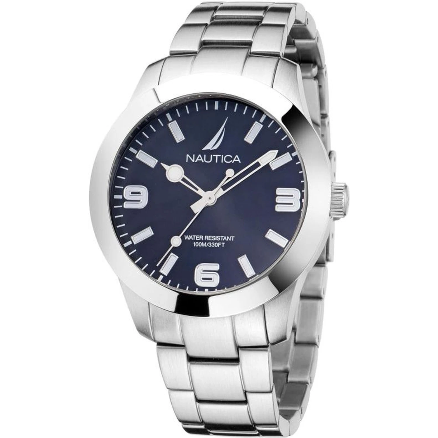 Gray Stainless Steel Dress Watch