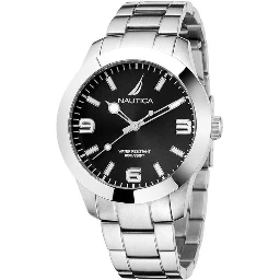 Gray Stainless Steel Dress Watch