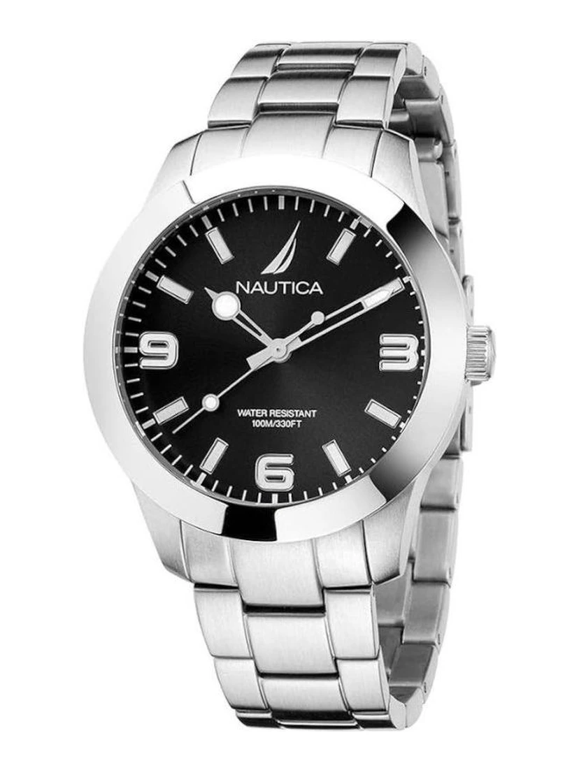 Gray Stainless Steel Dress Watch