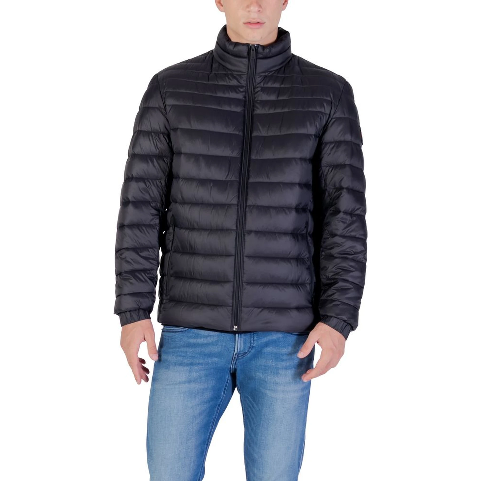 Black Recycled Polyester Coat