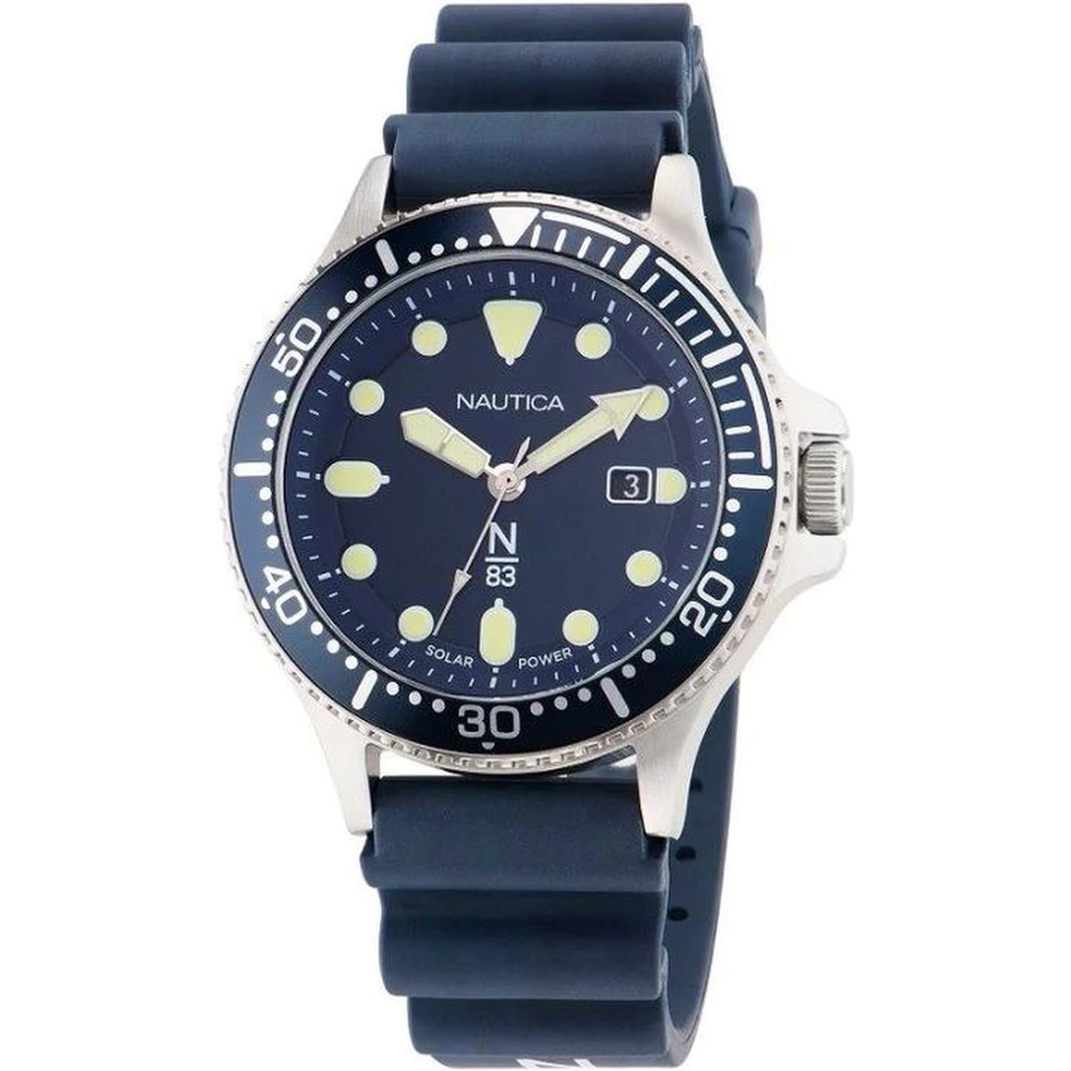 Blue Synthetic Sport Watch