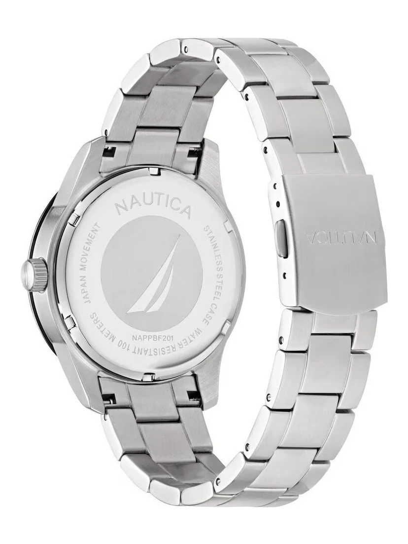 Gray Stainless Steel Dress Watch