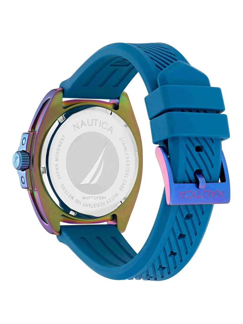 Blue Synthetic Sport Watch