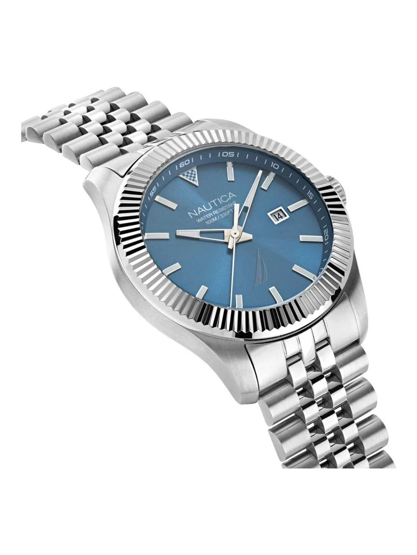 Gray Stainless Steel Dress Watch