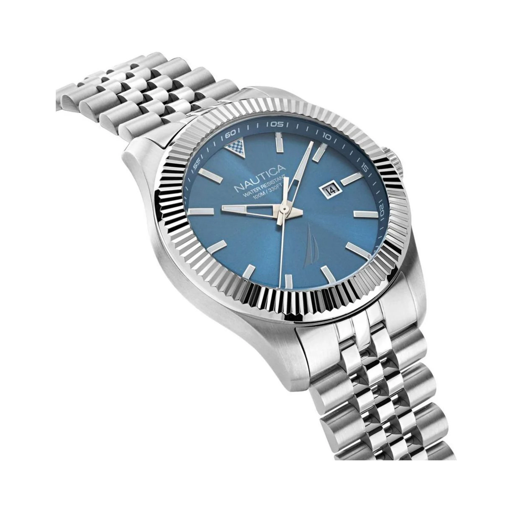 Gray Stainless Steel Dress Watch