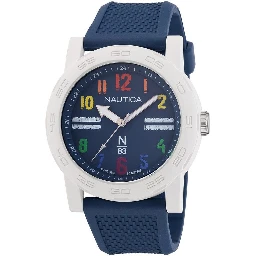 Blue Synthetic Sport Watch