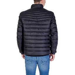 Black Recycled Polyester Coat