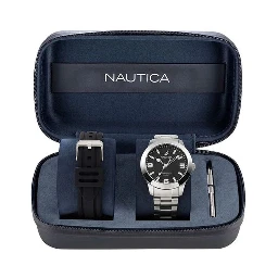 Gray Stainless Steel Dress Watch
