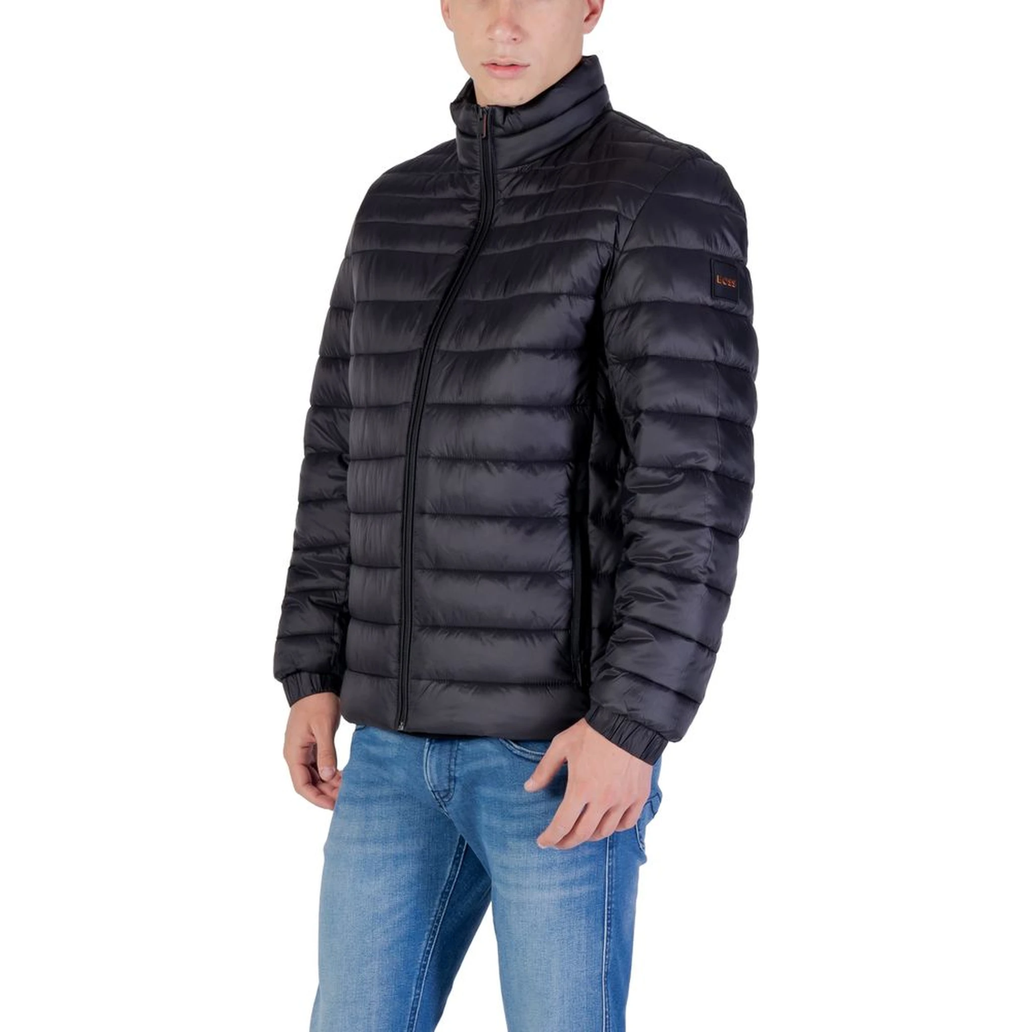 Black Recycled Polyester Coat