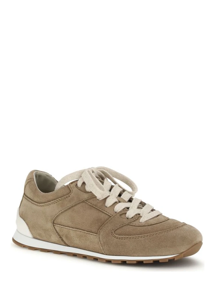 Beige Calf Leather Bos Taurus Low Top Sneakers alternative