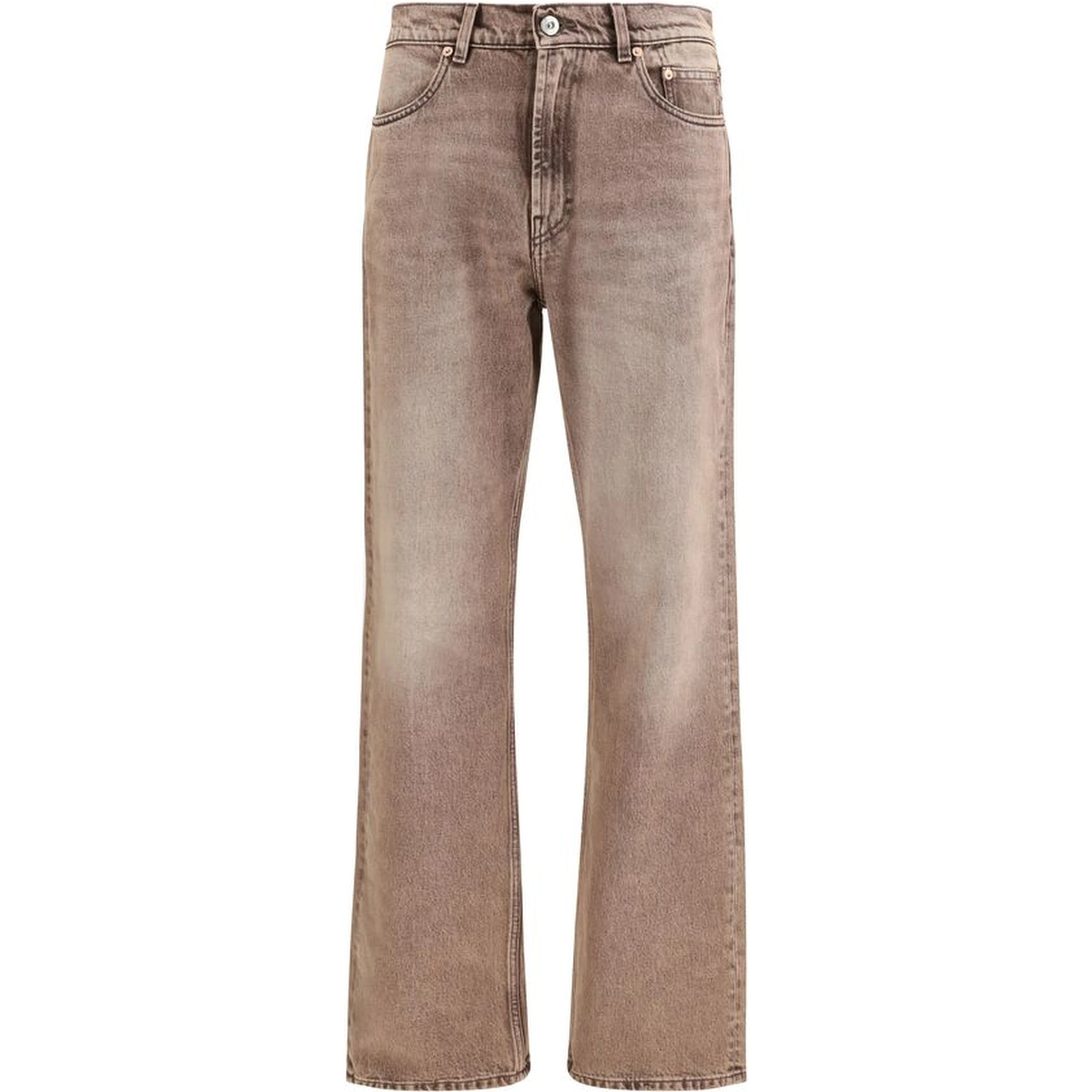 Multicolor Cotton Bootcut Jeans