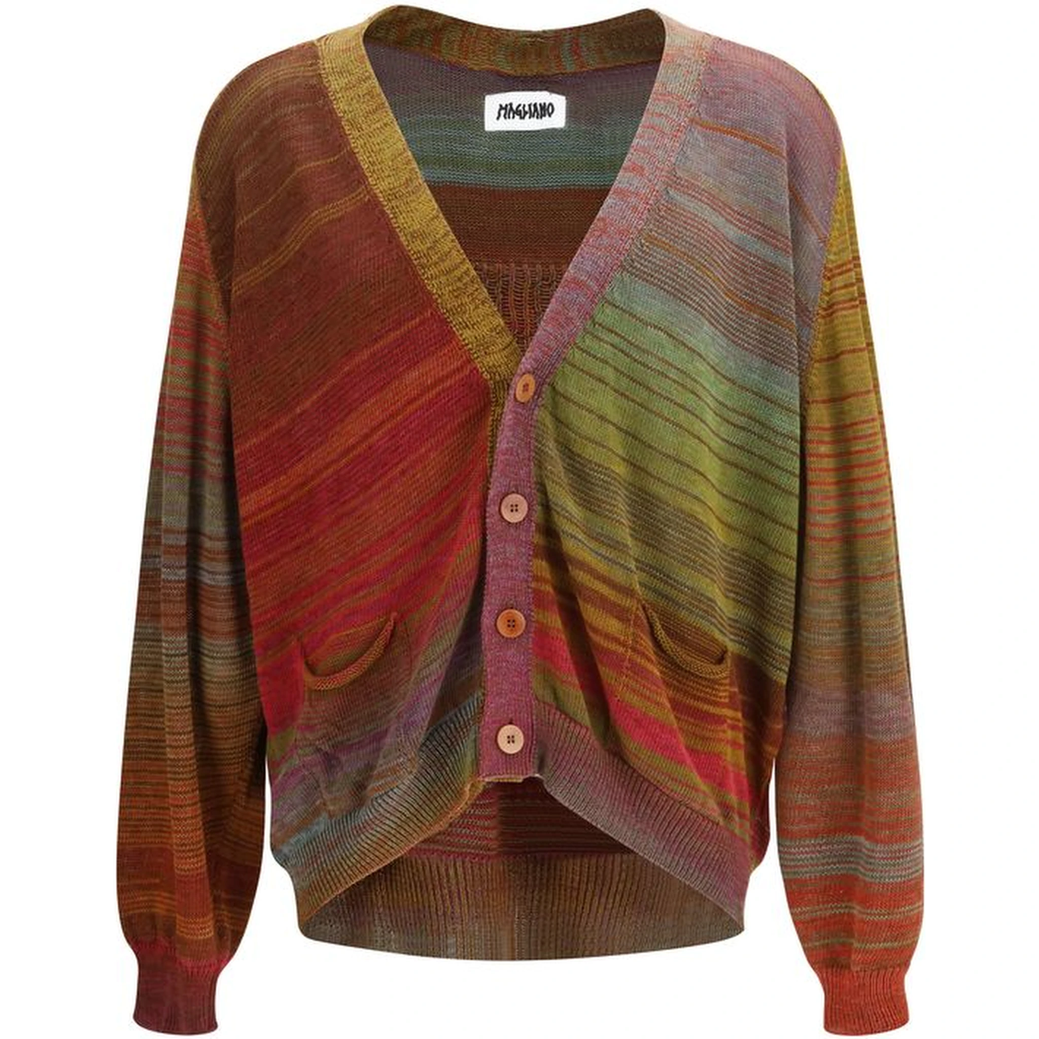 Multicolor Cotton Cardigan
