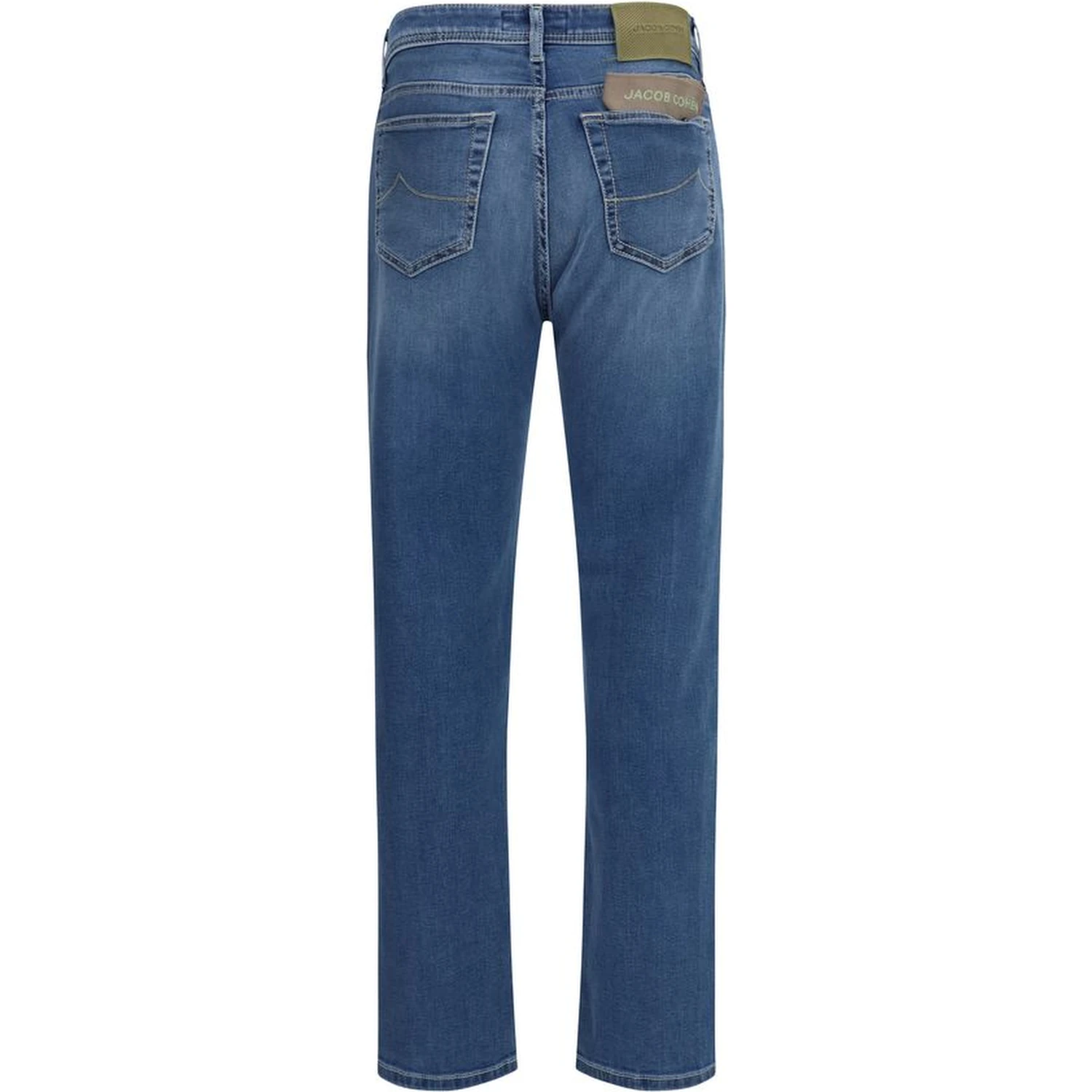 Blue Cotton Slim Fit Jeans
