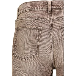 Multicolor Cotton Bootcut Jeans