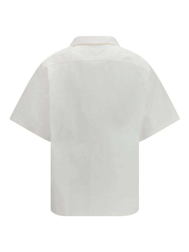 White Cotton Pattern Shirt alternative