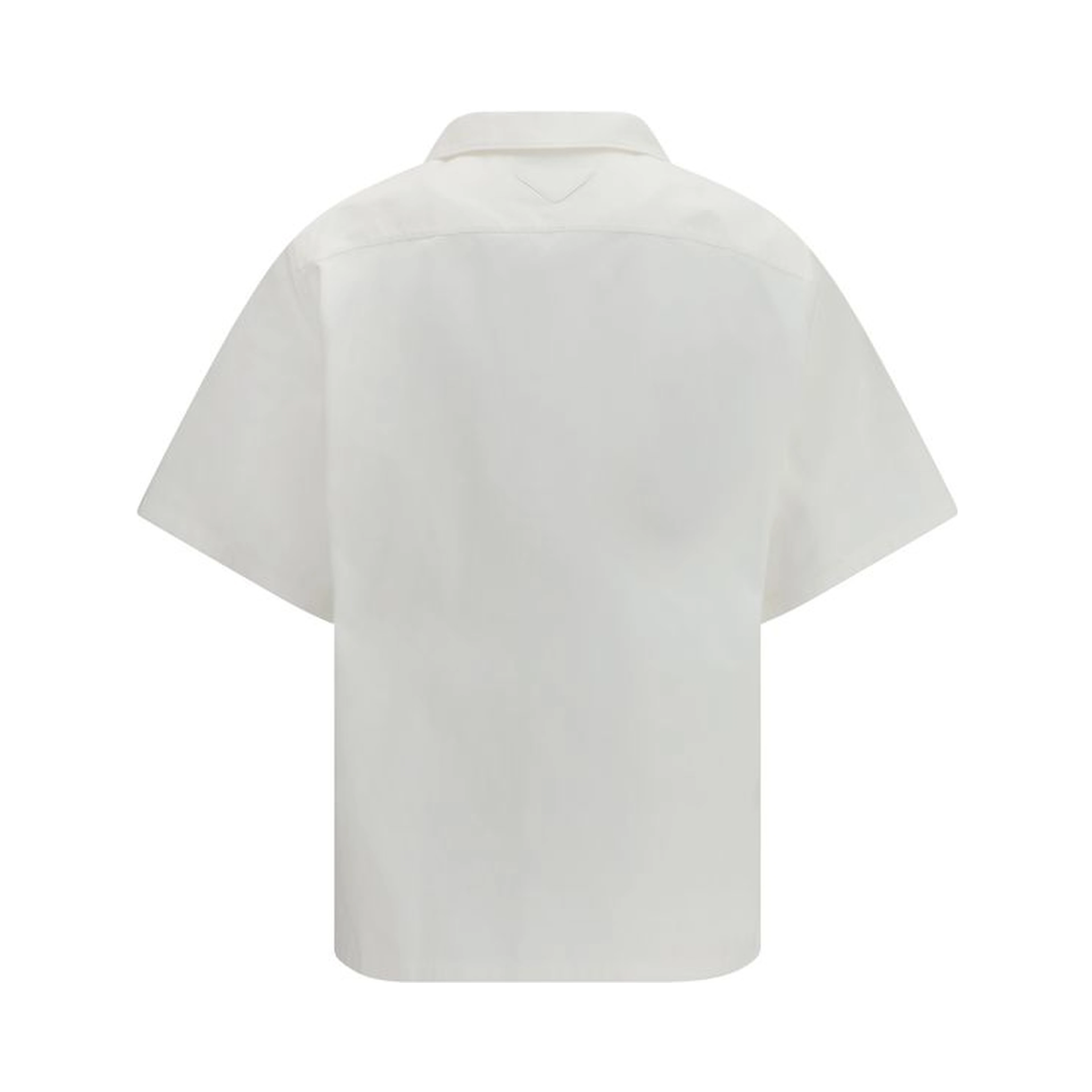 White Cotton Pattern Shirt