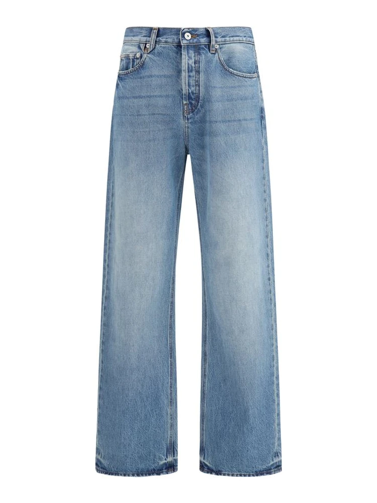 Blue Cotton Jeans Denim
