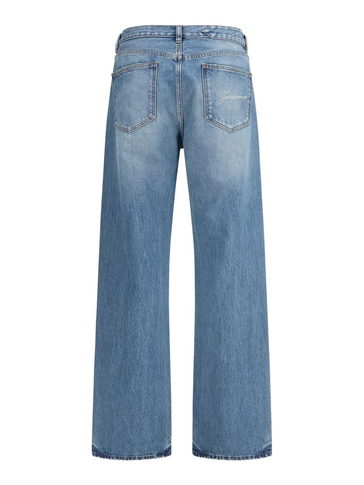 Blue Cotton Jeans Denim alternative