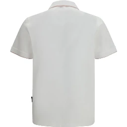White Cotton Polo Shirt