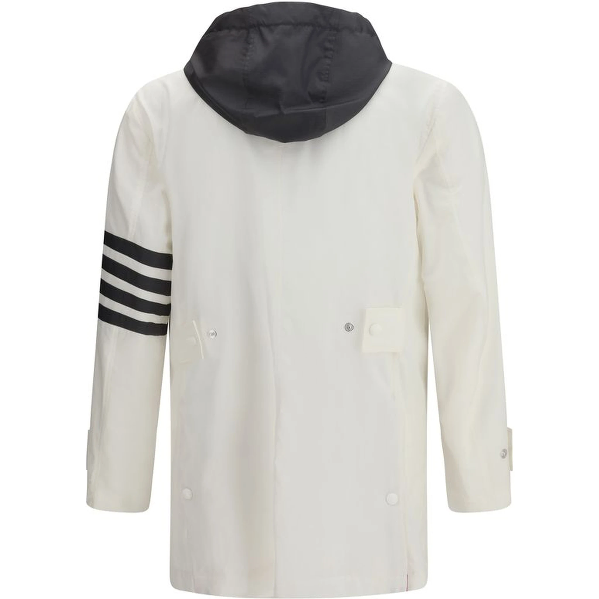 White Polyamide Sweatshirt