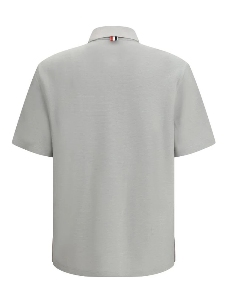 Gray Cotton Polo Shirt alternative