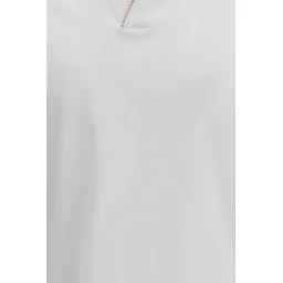 White Cotton Polo Shirt