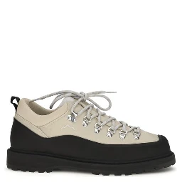 Beige Polyester Ankle Boots