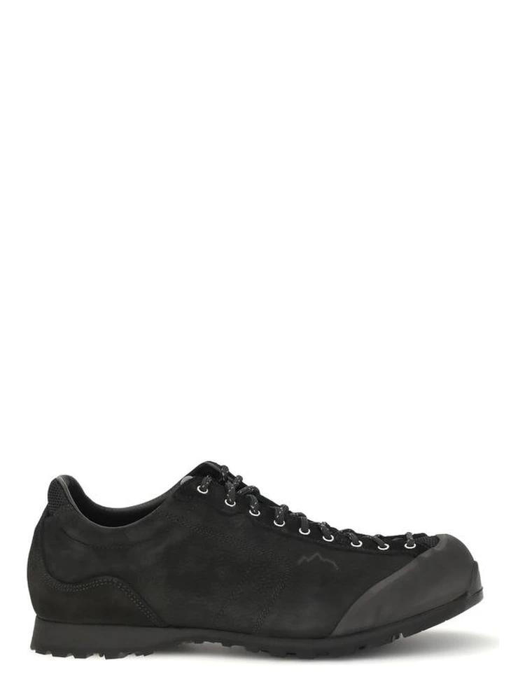 Black Calf Leather Bos Taurus Athletic Sneakers