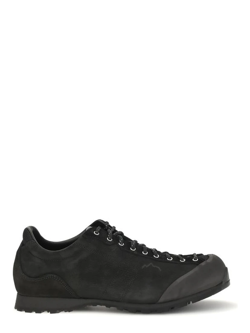 Black Calf Leather Bos Taurus Athletic Sneakers