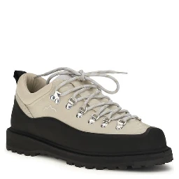 Beige Polyester Ankle Boots